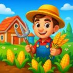 Family Farm Game: Build and Harvest