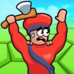 Hexagonal Tile World Game: Red vs. Blue