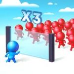 Game Battle with the Running Crowd