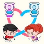 Draw the Path to the Toilet Game