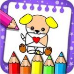 Easy Valentine Coloring Game