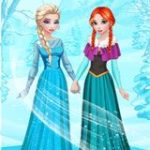 Elsa and Anna’s Ice Dress Up Game