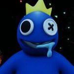 Rainbow Friends vs. Blue Friends FNF Roblox game