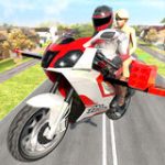 Flying Motorcycle Driving Simulator Game
