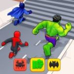 Hero Transformation Race Game