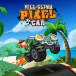 Pixel Car Hill Climb Game
