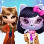 Kitty Squad Winter Dress Up Game