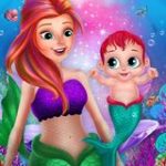Mermaid Baby Care Game