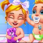 Newborn Sweet Twin Babies Game