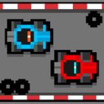 Pixel Karting Game for 2 Players