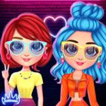 Rainbow Neon Fashion Game for Girls