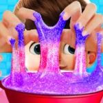 Rainbow Glitter Slime Game