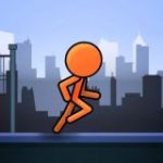Stickman Parkour 2D game