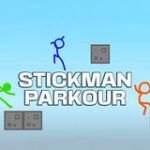 Stickman Parkour 2D game