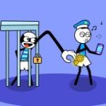 Stickman Troll Thief Puzzle Game