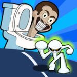 Stickman vs. Skibidi Toilet Game
