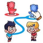 Toilet Dash – Draw the Path